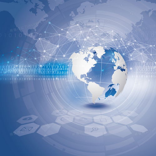 科技感背景图 探索熊猫办公的免费信息科技素材库